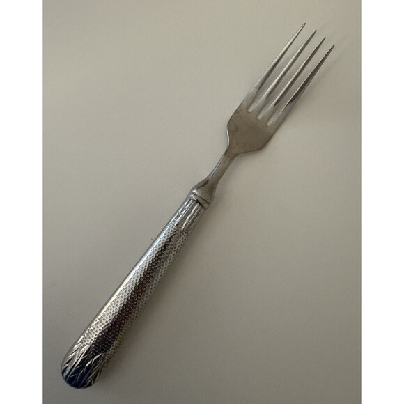 Retroneu Laurel Honeycomb Dinner Fork Stainless Flatware - Picture 1 of 5